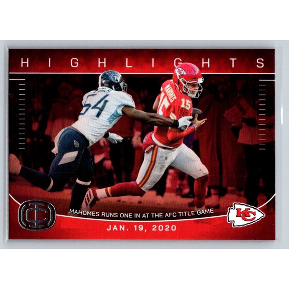 2025 Panini Icon Collection Patrick Mahomes #IC-9 Highlights
