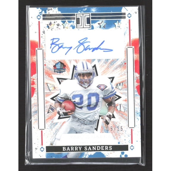 2025 Panini Impeccable Football Barry Sanders #SHA-BSS