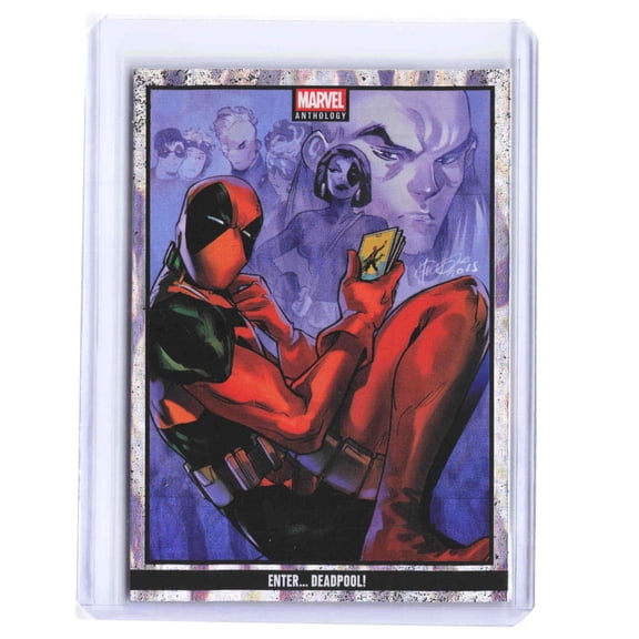 2025 Panini Marvel Anthology Deadpool Hit Refractor #36 /100 Trading Card
