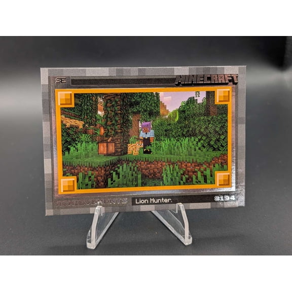 2025 Panini Minecraft Special Edition Achievements Lion Hunter /199 #194 Trading Card