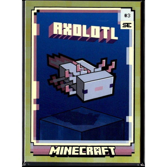 2025 Panini Minecraft Special Edition Axolotl Special Edition 21/50 #3