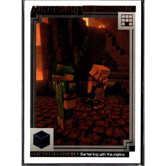 2025 Panini Minecraft Special Edition Crafting Chronicles 027/325 Card 170 Crying Obsidian Piglins Trading Card