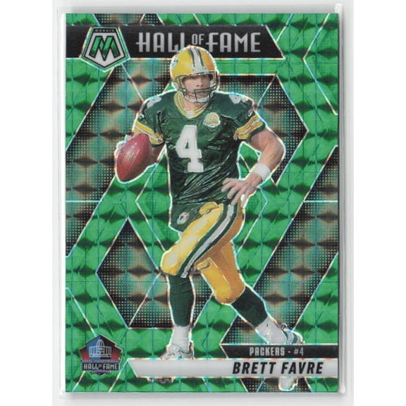 2025 Panini Mosaic Brett Favre Green Bay Packers #293 Mosaic Green Football Card