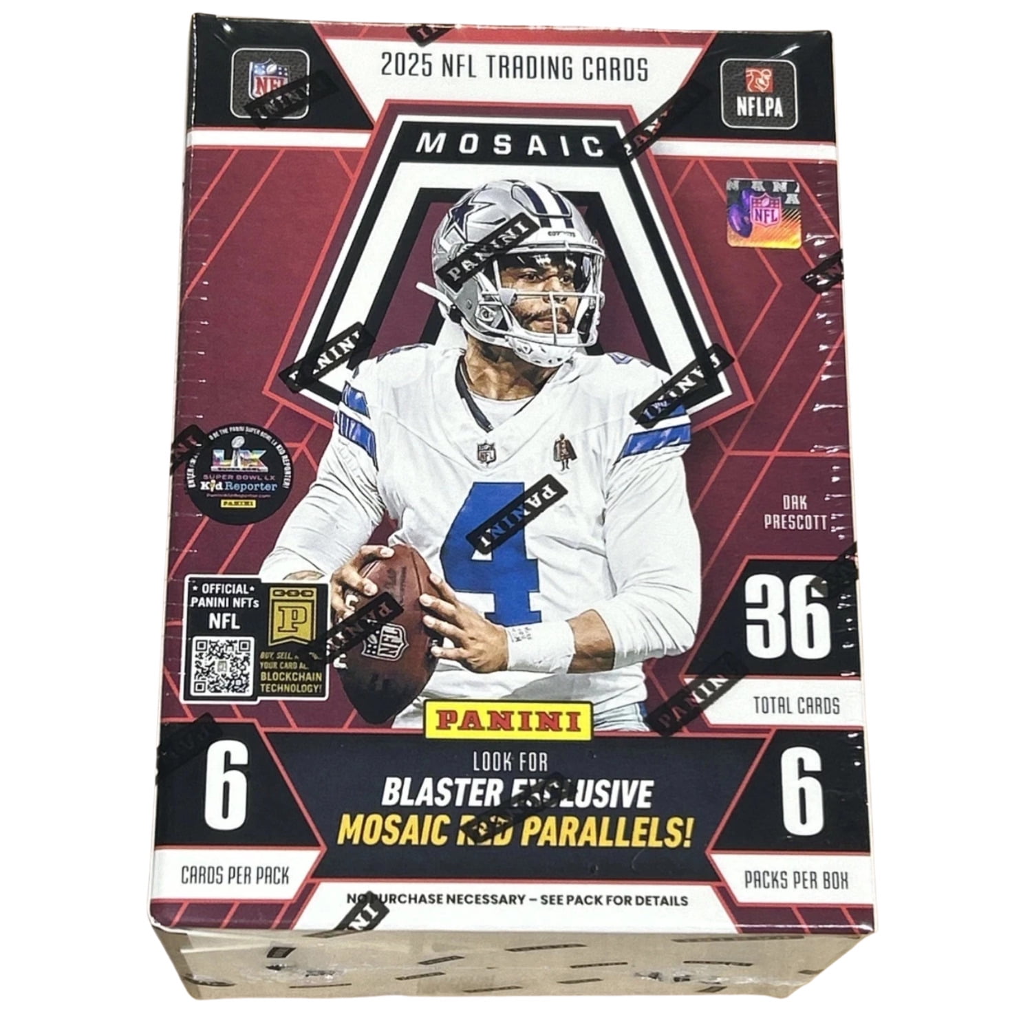 2025 Panini Mosaic Football Hobby Blaster Box Cards