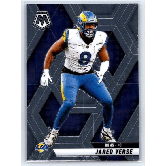2025 Panini Mosaic Jared Verse #8 Los Angeles Rams Football Card