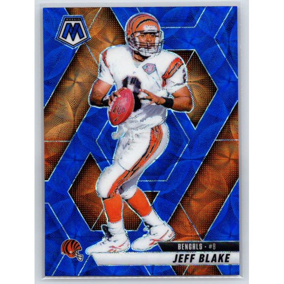 2025 Panini Mosaic Jeff Blake Cincinnati Bengals Blue Scope #127 Football Card