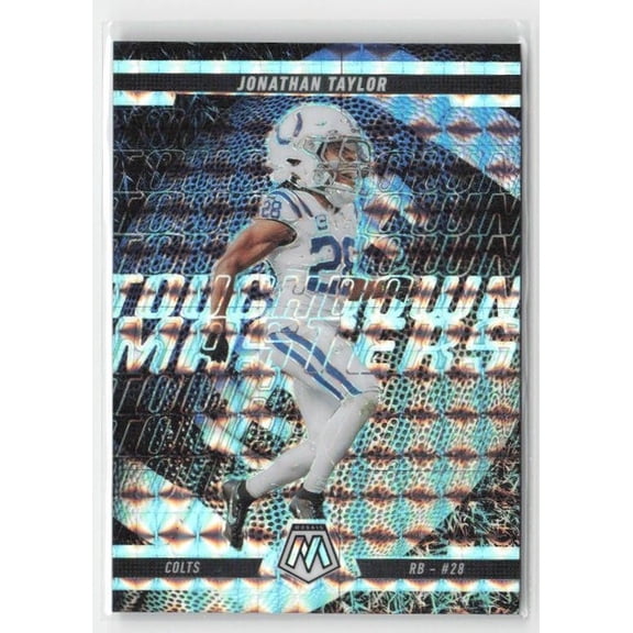 Near Mint 2025 Panini Mosaic Touchdown Masters Jonathan Taylor #10 Colts Football Card