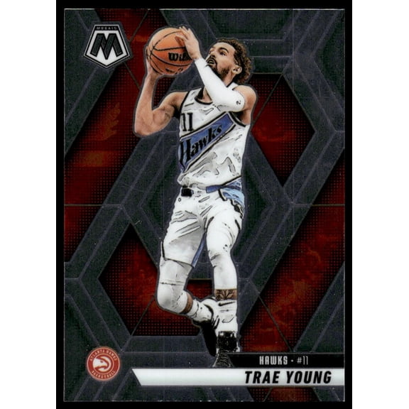 2025 Panini Mosaic Trae Young #110 Atlanta Hawks NBA Basketball Trading Card