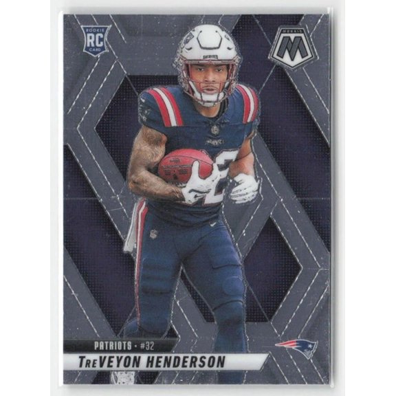 2025 Panini Mosaic TreVeyon Henderson #325 RC New England Patriots Football Card