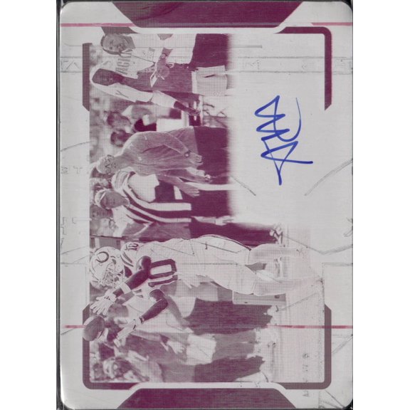 2025 Panini National Treasures Adonai Mitchell #RFP-AML Magenta Printing Plate Printing Plate