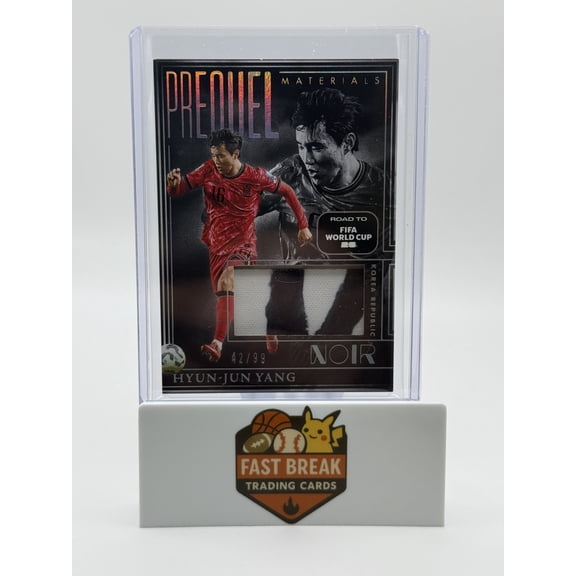 2025 Panini Noir Road to FIFA World Cup Prequel Materials Hyun-Jun Yang #PM-HJY Memorabilia