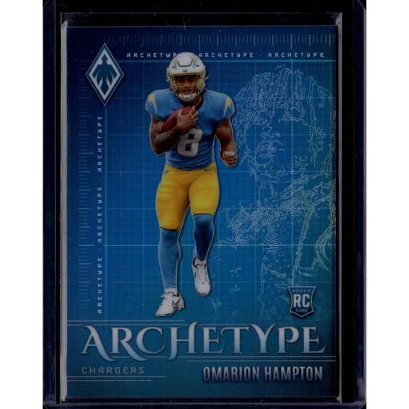 2025 Panini Phoenix Archetype Omarion Hampton #18 RC