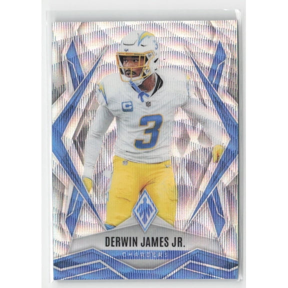 2025 Panini Phoenix Derwin James Jr. Los Angeles Chargers #101 Wave Prizm /199 Football Card