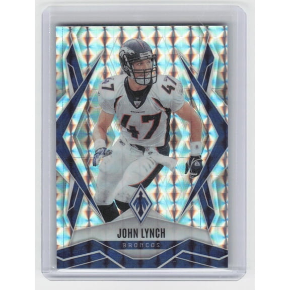 2025 Panini Phoenix John Lynch Denver Broncos #131 Silver Pyramids Prizm Football Trading Card