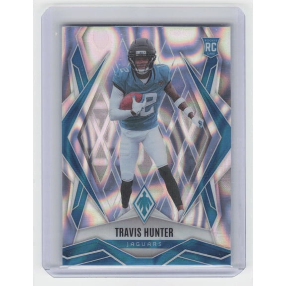 2025 Panini Phoenix Travis Hunter #157 Silver Lava Prizm RC