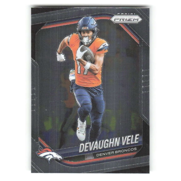 2025 Panini Prizm #54 Devaughn Vele Denver Broncos  NFL Football Base Trading Card