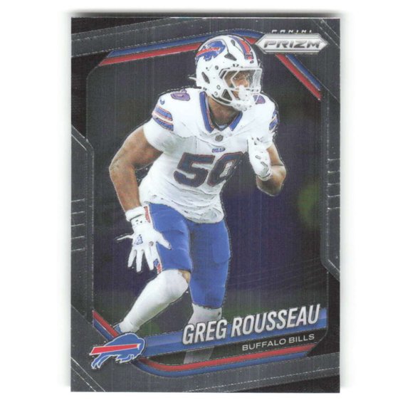 2025 Panini Prizm #9 Greg Rousseau Buffalo Bills  NFL Football Base Trading Card