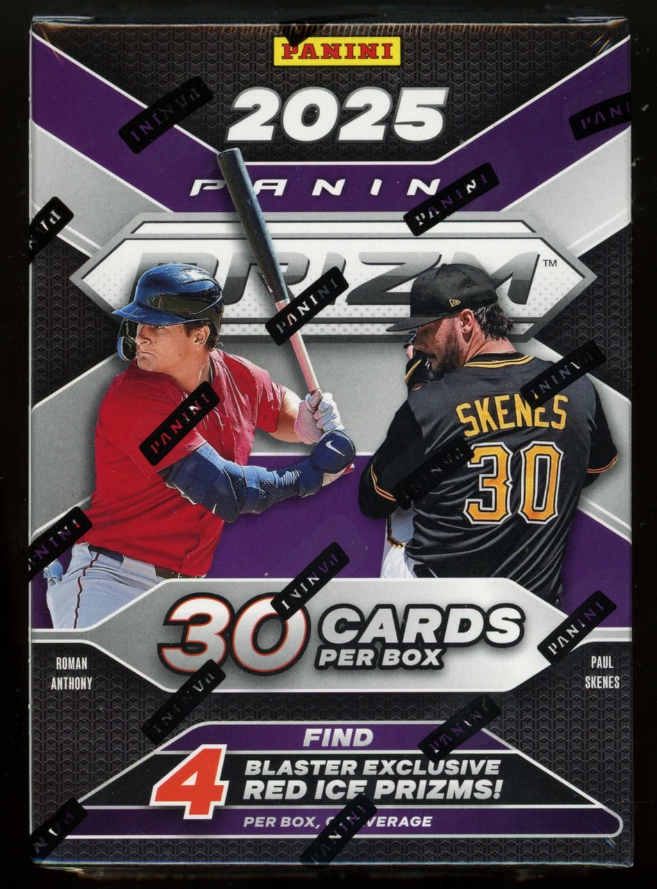 2025 Panini Prizm Baseball 6-Pack Hobby Blaster Box (Red Ice)