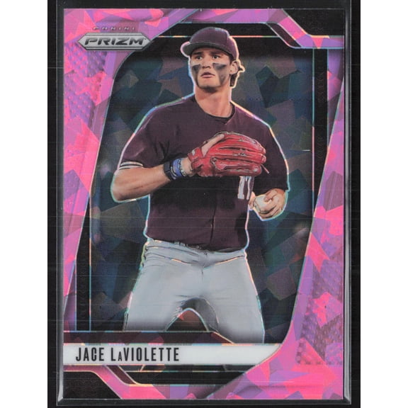 2025 Panini Prizm Baseball Jace LaViolette #42 Pink