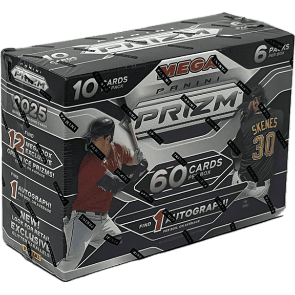 2025 Panini Prizm Baseball Mega Box (Green Ice Prizms)