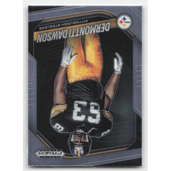 2025 Panini Prizm Black Football Card 119 Dermontti Dawson Steelers