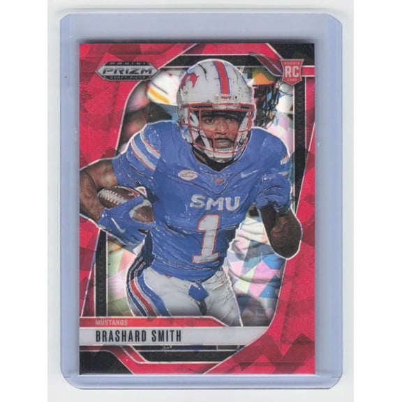 2025 Panini Prizm Draft Picks Brashard Smith #110 Prizms Red Ice