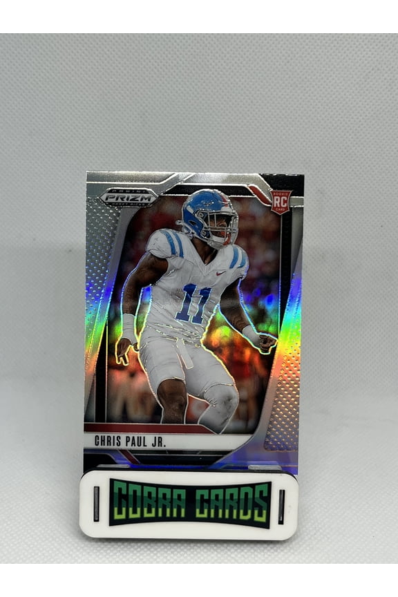 2025 Panini Prizm Draft Picks Chris Paul Jr. #2 Silver Refractor RC