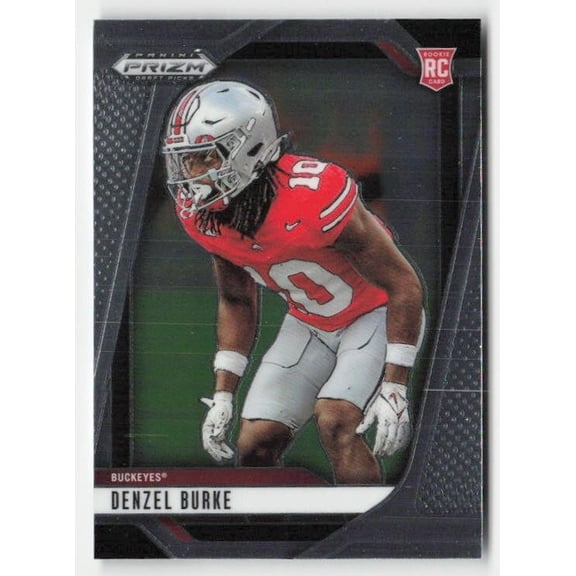 2025 Panini Prizm Draft Picks Prizms Silver Denzel Burke #79 Ohio State Buckeyes Football Card