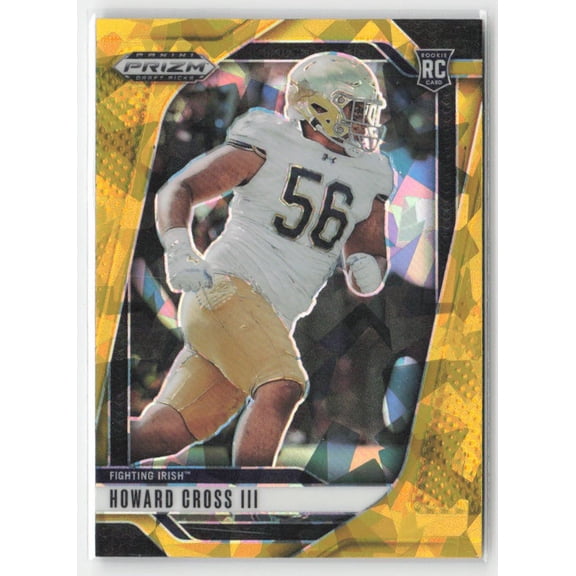 2025 Panini Prizm Draft Picks Howard Cross III #104 Prizms Gold Ice