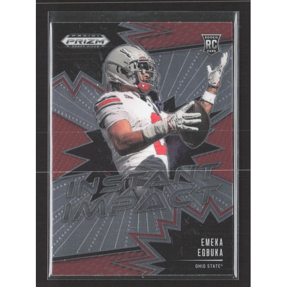 2025 Panini Prizm Draft Picks Instant Impact Emeka Egbuka #II-EEA RC