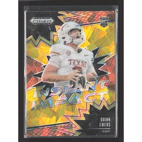 2025 Panini Prizm Draft Picks Instant Impact II-QES RC Quinn Ewers Texas Longhorns Football Card