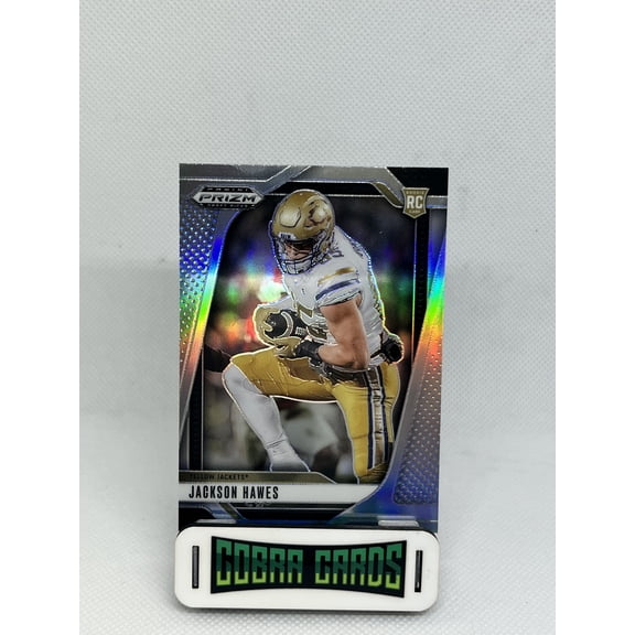 2025 Panini Prizm Draft Picks Jackson Hawes #106 Silver Refractor RC