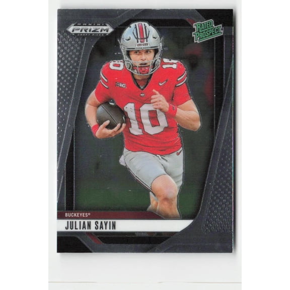 2025 Panini Prizm Draft Picks Julian Sayin Ohio State Buckeyes #161 Football Trading Card