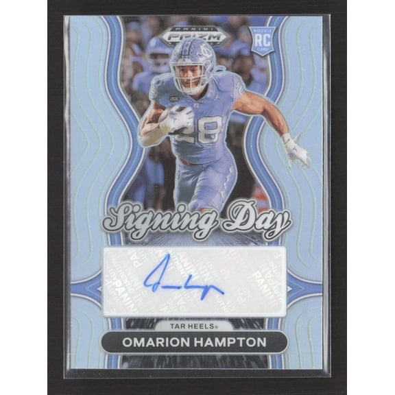 2025 Panini Prizm Draft Picks Signing Day Omarion Hampton #SD-OHN RC
