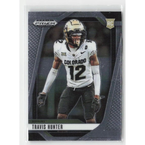 2025 Panini Prizm Draft Picks Travis Hunter #20 Colorado Buffaloes Football Card
