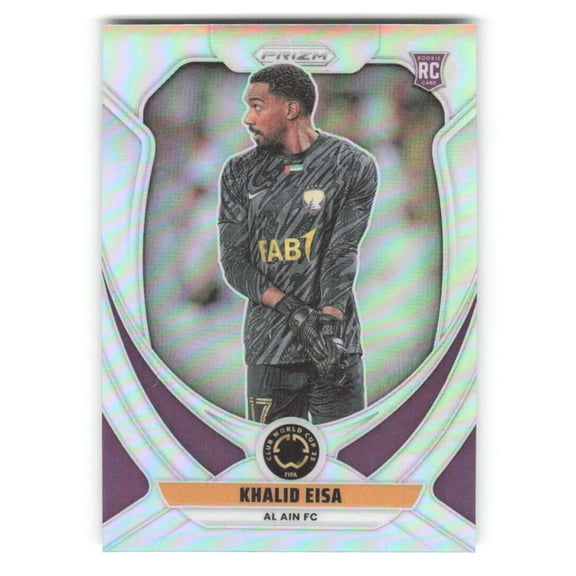 2025 Panini Prizm FIFA Club World Cup Prizms Silver #7 Khalid Eisa Al Ain FC Soccer Futbol Trading Card