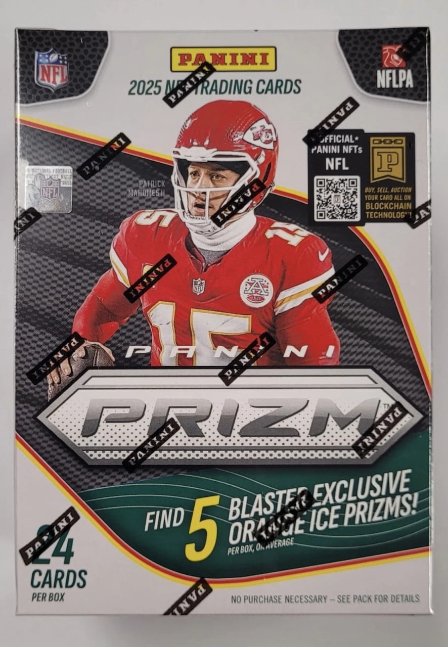 2025 Panini Prizm Football Hobby Blaster Box (Orange Ice)