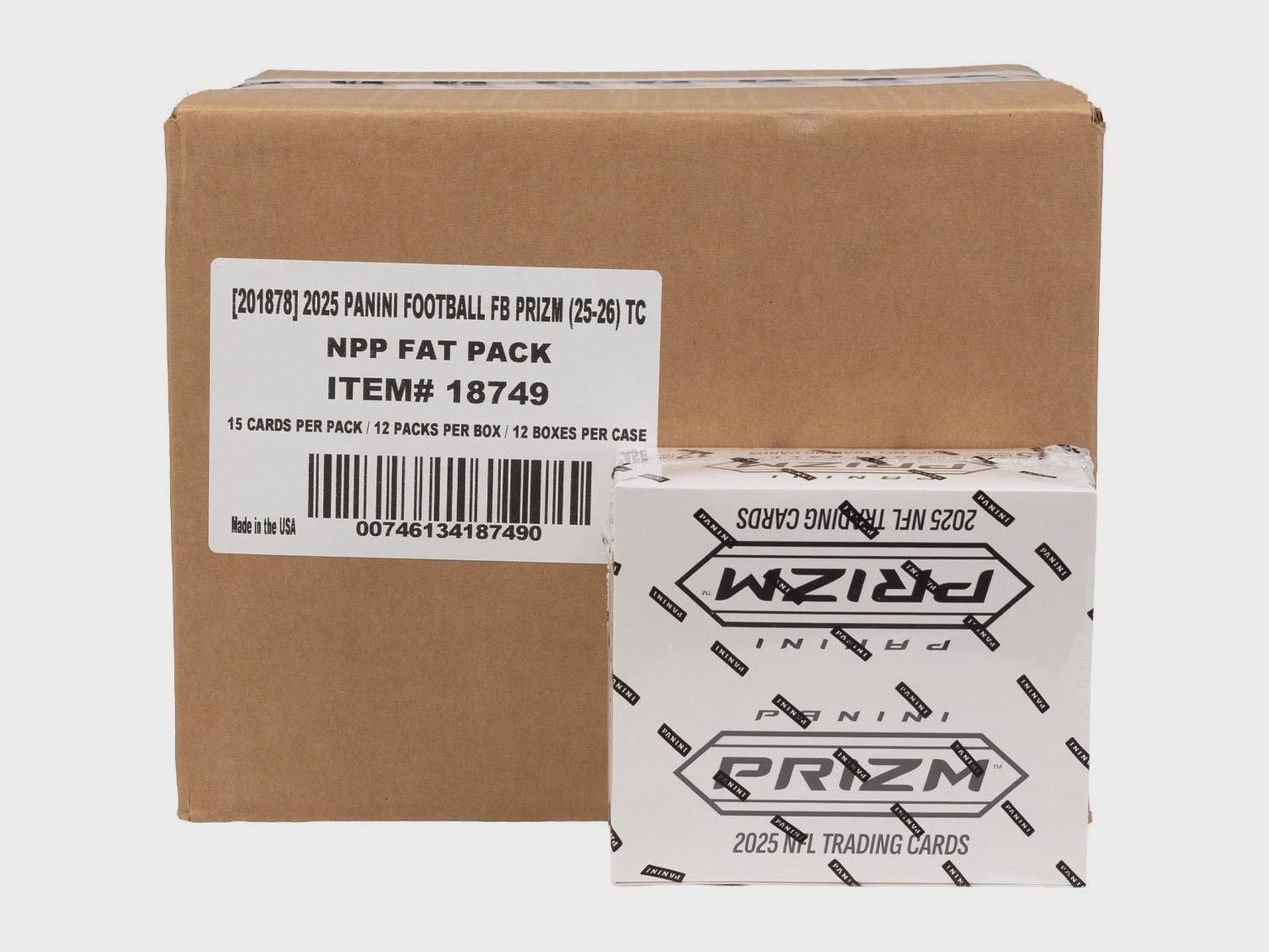 2025 Panini Prizm Football Value Pack Box Case (12)