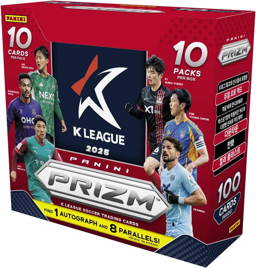 2025 Panini Prizm K League Soccer Hobby Box, 10 packs, 10 cards