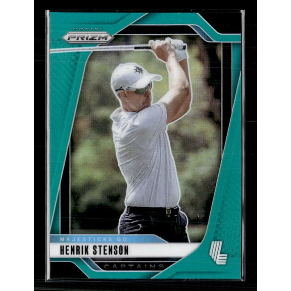 2025 Panini Prizm LIV Golf Henrik Stenson Majesticks GC Teal #76 225/275 Trading Card