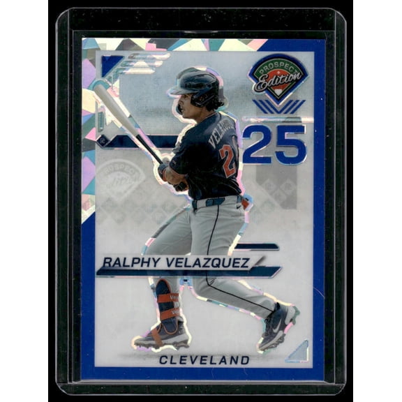 2025 Panini Prizm Prospect Edition Ralphy Velazquez #99 Blue Ice /299