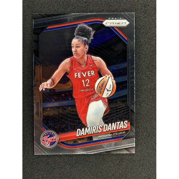 2025 Panini Prizm WNBA Damiris Dantas #42 Indiana Fever Basketball Card Indiana Fever NBA BASKETBALL Trading Card