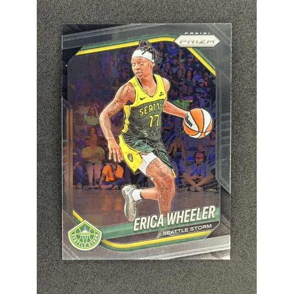 2025 Panini Prizm WNBA Erica Wheeler #125 Seattle Storm Basketball Card Seattle Storm NBA BASKETBALL Trading Card