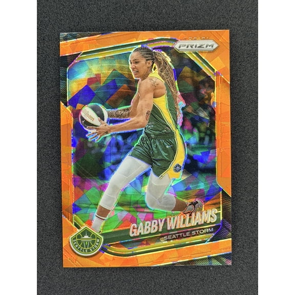 2025 Panini Prizm WNBA Gabby Williams #77 Orange Ice Prizms Seattle Storm NBA BASKETBALL Trading Card