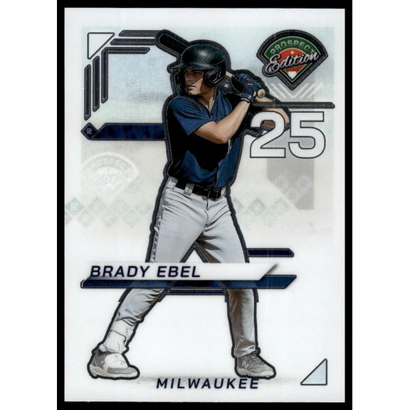 2025 Panini Prospect Edition Baseball Brady Ebel #85 Holo Prospect Ticket