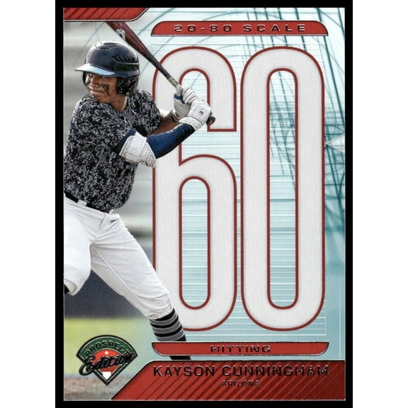 2025 Panini Prospect Edition Baseball Kayson Cunningham #17 20-80 Scale Hitting