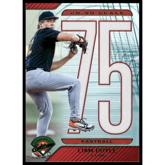 2025 Panini Prospect Edition Baseball Liam Doyle #2 20-80 Scale Fastball