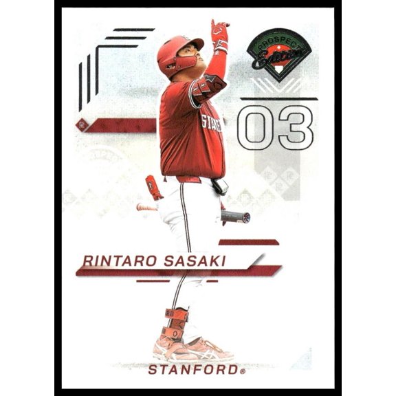 2025 Panini Prospect Edition Baseball #104 Rintaro Sasaki Stanford Cardinal Baseball Card