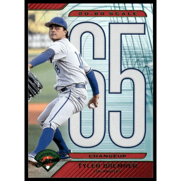 2025 Panini Prospect Edition Baseball Tyler Bremner #8 20-80 Scale