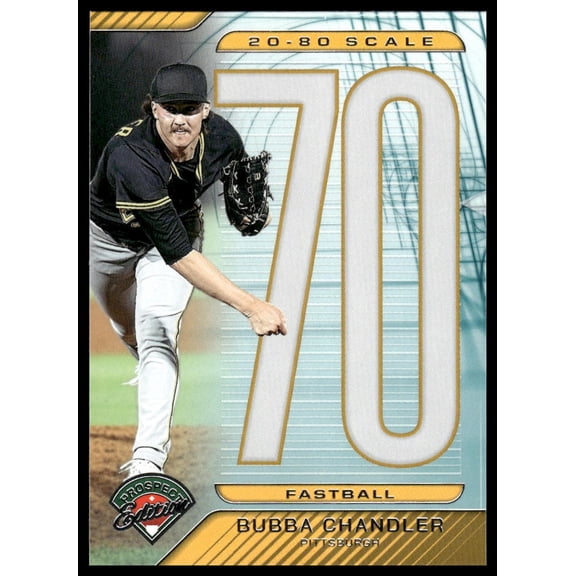 2025 Panini Prospect Edition Bubba Chandler #23 20-80 Scale Fastball